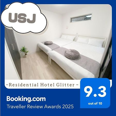 Residential Hotel Glitter Usjまで1駅5分 Osaka Luaran gambar