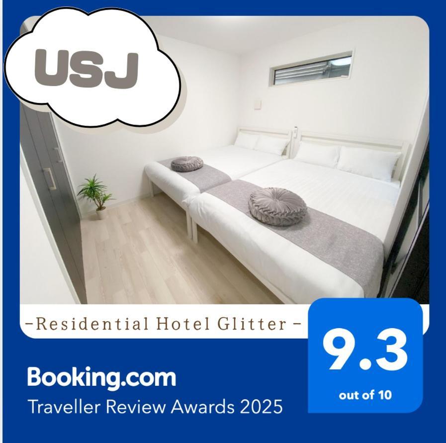 Residential Hotel Glitter Usjまで1駅5分 Osaka Luaran gambar